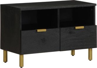 vidaXL Tv Cabinet Black 70x33x46 cm Engineered Wood Vidaxl