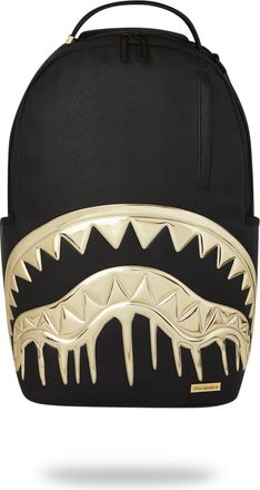Sprayground Unisex Gold and Dangerous Backpack - Black - One Size