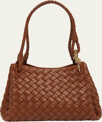 Bottega Veneta Parachute Medium Nappa Leather Shoulder Bag