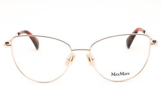 Max Mara MM5047 Cat-Eye Metal Frame Eyeglasses - Rose Gold