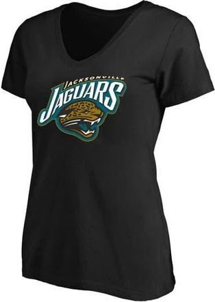 Mitchell & Ness Womens Mitchell & Ness Black Jacksonville Jaguars Plus Size Classic Logo T-Shirt at Nordstrom, Size 2X