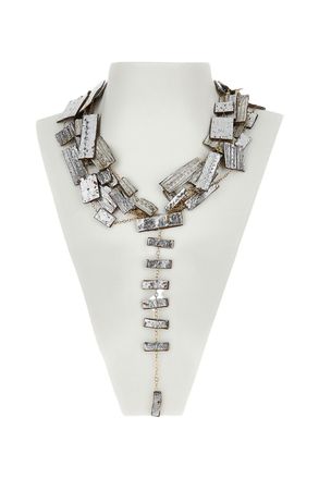 GFW Artisan Hand-Dyed Statement Necklace with Classic Clasp