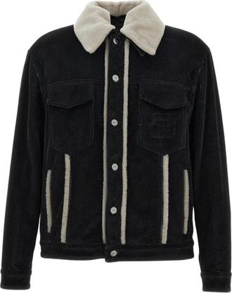 Fendi Blouson - male - Fendi - Faux Fur & Shearling Jackets - Black - M - Jackets