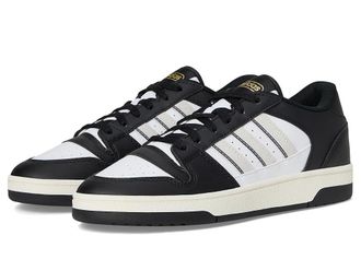 adidas Turnaround Basketball Shoes Black/Crystal Sand/Cloud White : Mens 11 - Womens 12 Medium, Leather/Suede