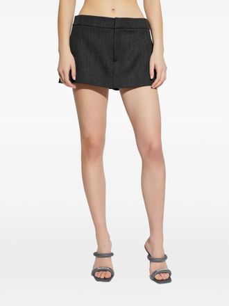 Alexander Wang Shorts con pieghe - Grigio