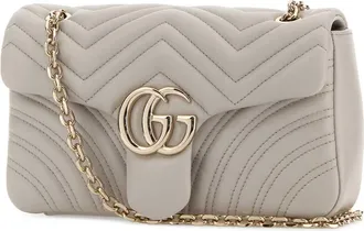 Gucci GG Marmont Shoulder Bag - Beige
