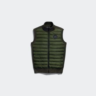 Canada Goose HyBridge Knit Vest Black Disc (Men, Moss Khaki, L)
