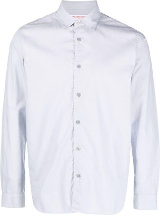 Orlebar Brown button-down shirt - men - Cotton - S - Blue