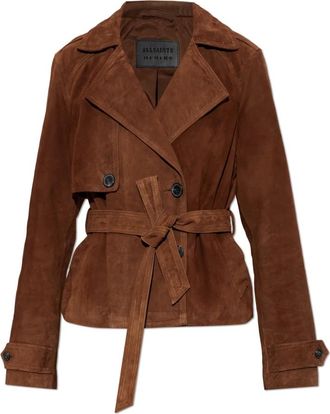 AllSaints Okena Jacket - - Jackets - Donna - Marrone - 2XS