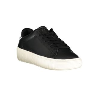Tommy Hilfiger Contrast Sole Sneaker - Black
