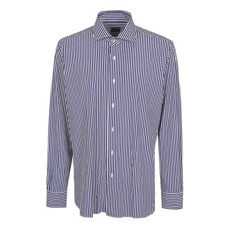 Barba Formal Shirts, male, Blue, Size: 3XL Neck Shirt