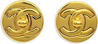 Chanel Orecchini a clip CC 1997 - Oro