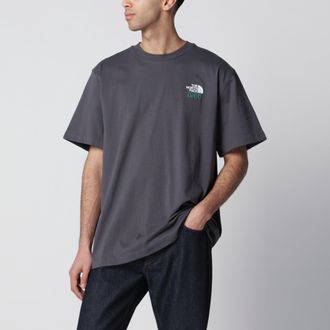 The North Face Charcoal grey T-shirt with logo print