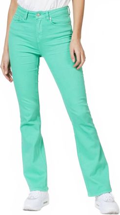 Esqualo Fallon Flair Jeans In Jade