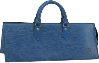 Louis Vuitton Pre-owned Handbags, female, Blue, Size: ONE SIZE Pre-owned Vintage Handbag