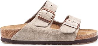 Birkenstock Arizona Bf In Nubuck Color Taupe