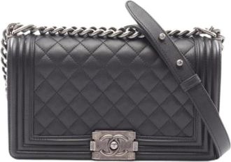 Chanel Pre-owned Vintage Shoulder Bag - Dames - Vintage Schoudertas - Zwart - ONE Size - Vintage