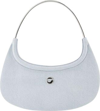 Coperni Ring Swipe Baguette - Coperni - Denim - Blue
