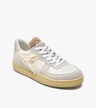 Diadora Womens Basket Low Chalet Sneakers In Beige