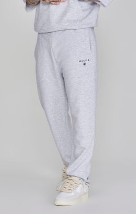 Siksilk Joggers de ajuste relajado gris jaspeado para hombre SikSilk XL
