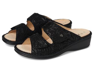 Finn Comfort Jamaika-S Womens Slide Shoes Black Delizia : EU 43 (US Womens 12.5-13) Medium, Leather