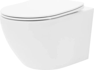 Rea Rea - Taza De Inodoro Wc Carlo Mini Tornado Rimless Flat N