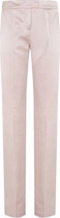 Andamane Gladys Broeken - Dames - Straight fit broeken - Roze - S - Leer - Broeken