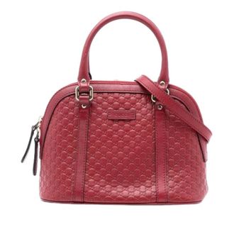 Gucci Pre-owned Mini Bags, female, Red, Size: ONE SIZE Pre-owned Mini Satchel
