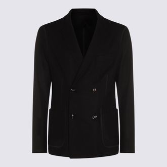Giorgio Armani Jackets Blacks And Greys-Uomo