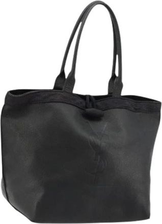 Saint Laurent Pre-owned Tote Bags, female, Black, Size: ONE SIZE Pre-owned Vintage Tote Bag