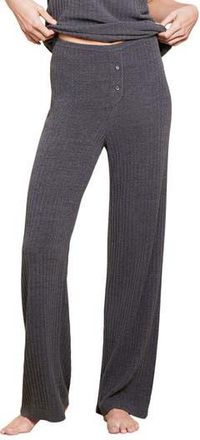 Barefoot Dreams CozyChic Ultra Lite Rib Lounge Pants in Carbon at Nordstrom Rack, Size X-Large