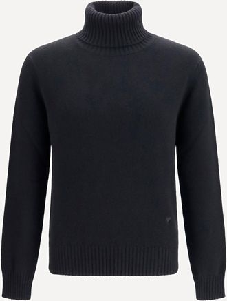 Ami Embroidered logo high-neck Sweater Male XL