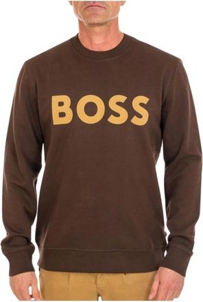HUGO BOSS Uomo, Felpe, Marrone, 4Xl, new