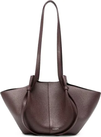 Yuzefi Mochi Grained Leather Tote Bag