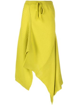 Marques Almeida Asymmetrische midi-rok - Groen