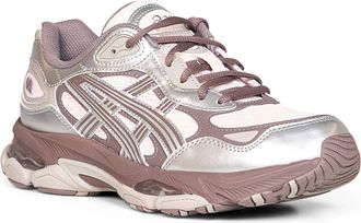 Asics Womens Trainers Gel-Nyc 2.0 Pink Cloud-Pure Silver Multicolour Other Fibers Sneaker