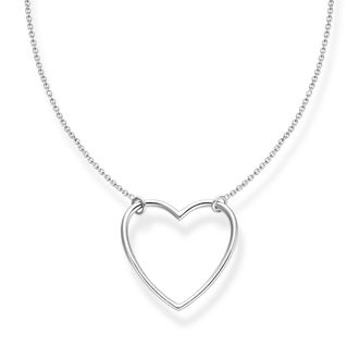 Thomas Sabo Thomas Sabo Kette Herz silber silberfarben KE2138-001-21-L45V