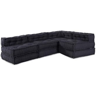 vidaXL Vidaxl - Almohada 4 Pcs Antracita 70 X 70 X 54 Cm Poli&eacute;ster