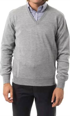 Uominitaliani Wool Sweater In Gray