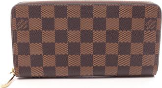 Louis Vuitton Brown Pvc Long Wallet (Bi-Fold) (Pre-Owned)