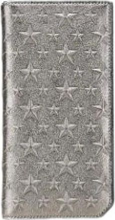 Jimmy Choo London Pre-owned Wallets, female, Gray, Size: ONE SIZE Pre-owned Leather Wallet