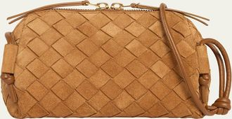 Bottega Veneta Concert Pouch Suede Crossbody Bag