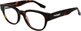 Trussardi Glasses, male, Brown, Size: ONE SIZE Elegant Rectangular Eyewear Frames