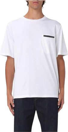 Berluti Heren, Tops, Wit, Maat: S Leer