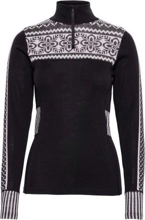 Kari Traa Ines Half Zip Merinounterw&auml;sche f&uuml;r Damen | schwarz