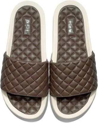 Athletic Propulsion Labs Mens Lusso Slide In Chocolate/pristine