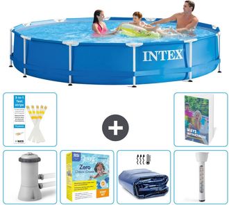 Intex Piscina Con Estructura Redonda - 366x76 Cm - 7-piezas S184