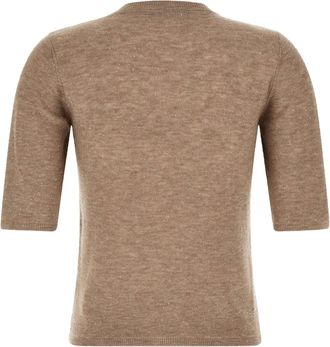 Fabiana Filippi Micro Sequin-Embellished Sweater - Beige
