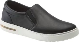 Birkenstock Womens Oswego Slip-On Shoes In Black