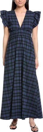 Sail to Sable Sail To Sable V-Neck Flutter Sleeve Maxi Dress